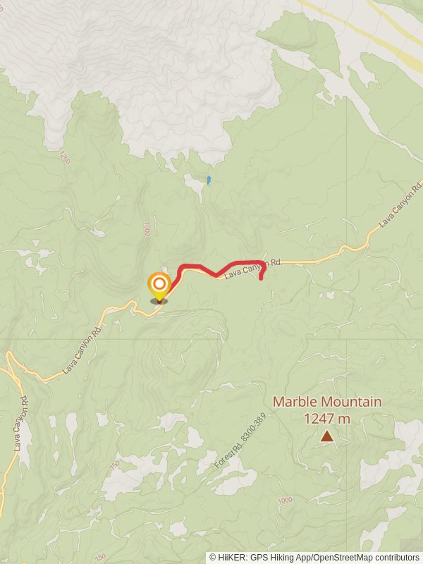 Pine Martin Trail mobile static map
