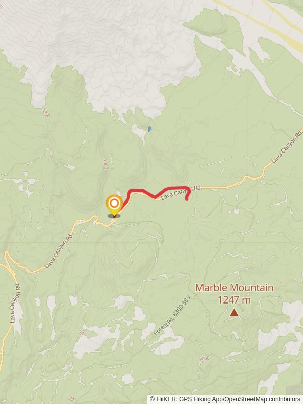 Pine Martin Trail mobile static map