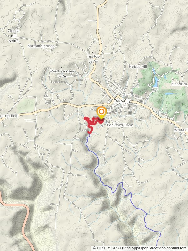 Fiery Gizzard Trail Loop