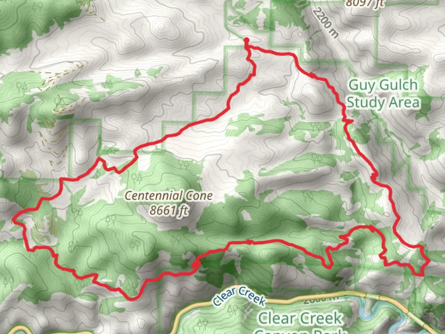 An image depicting the trail Travois and Elk Range Loop Trail and its surrounding area.
