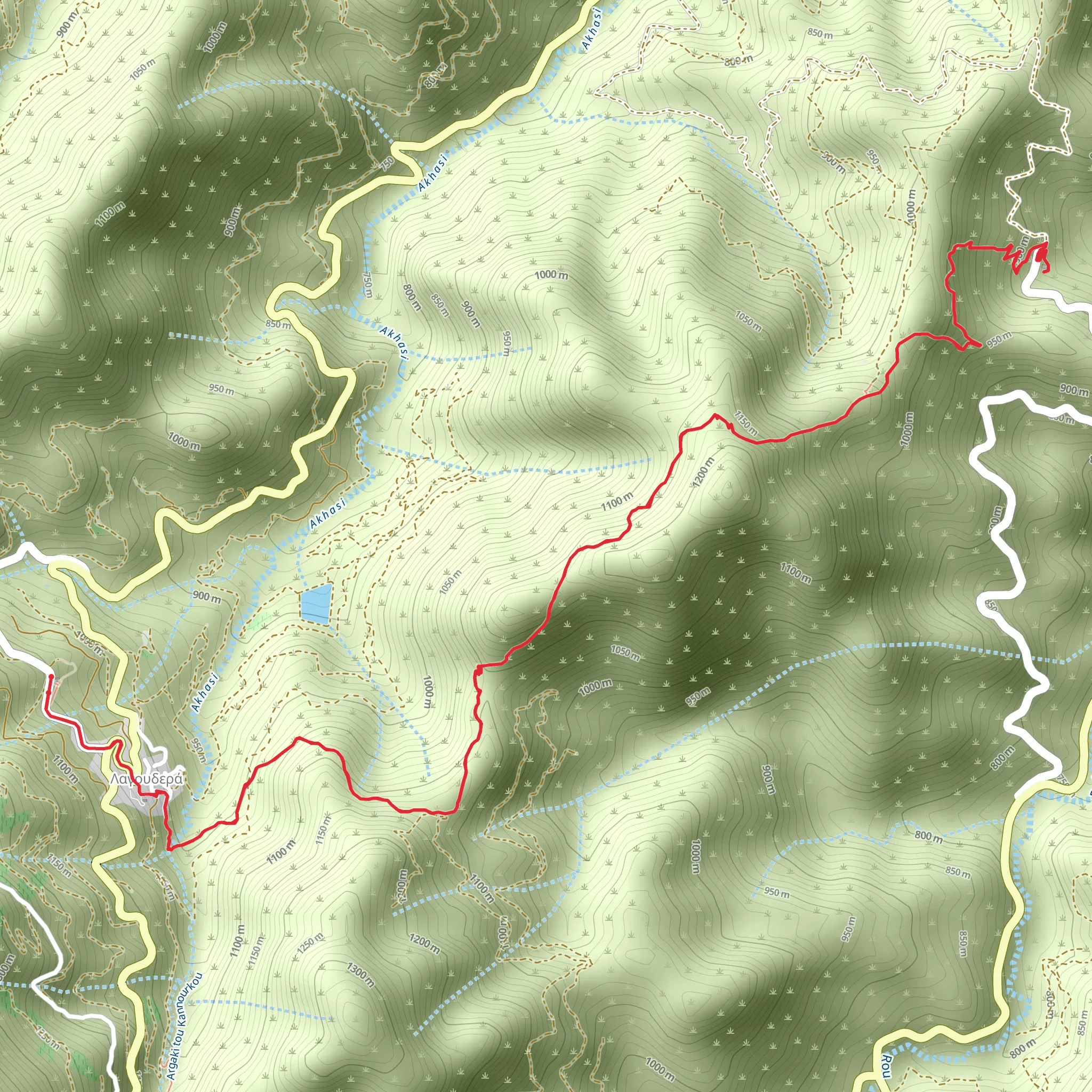 Panagia tou Araka to Stavros tou Agiasmati Trail mobile static map