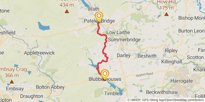 Kettlewell to Langsett Trail stage 3 Map