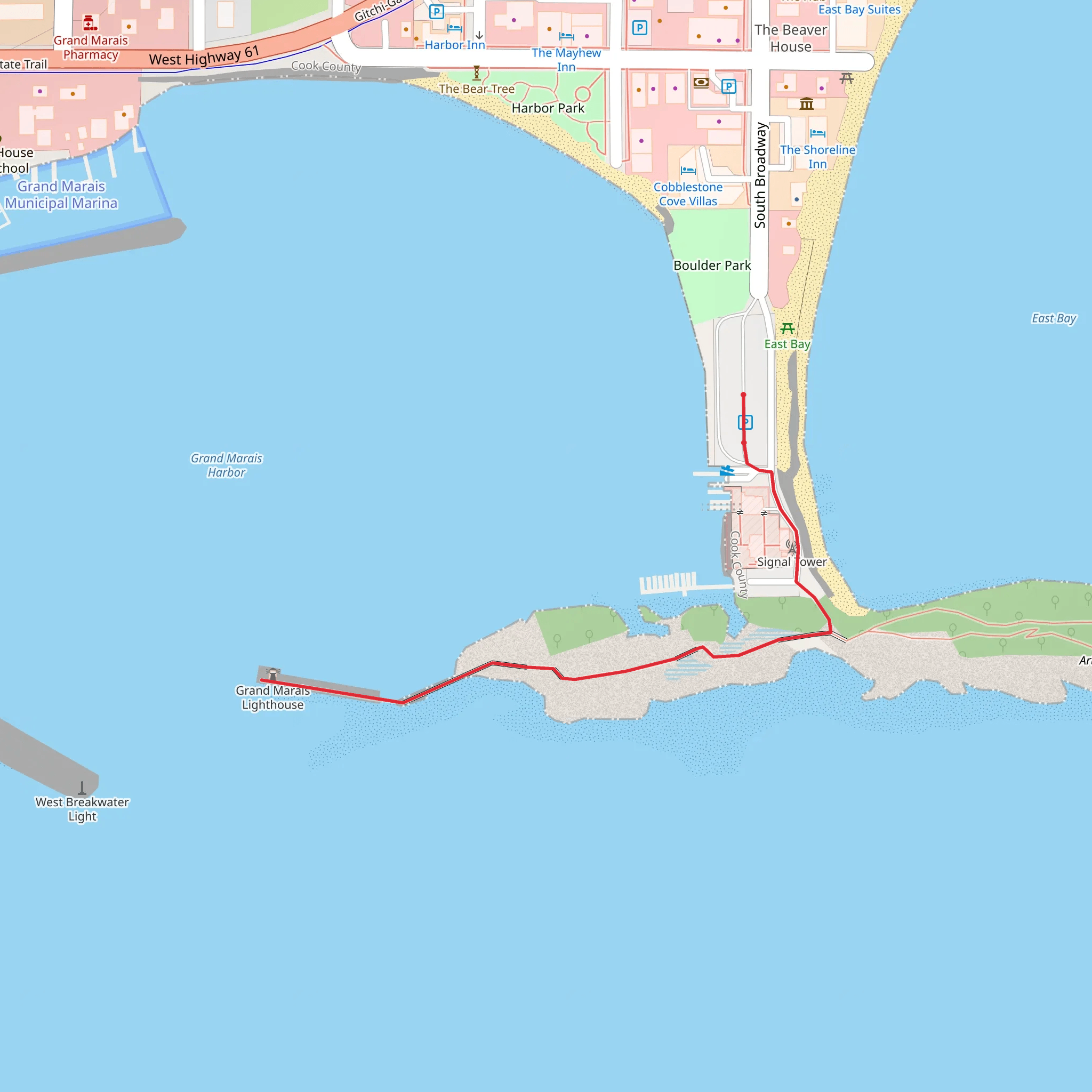 Broadway mobile static map