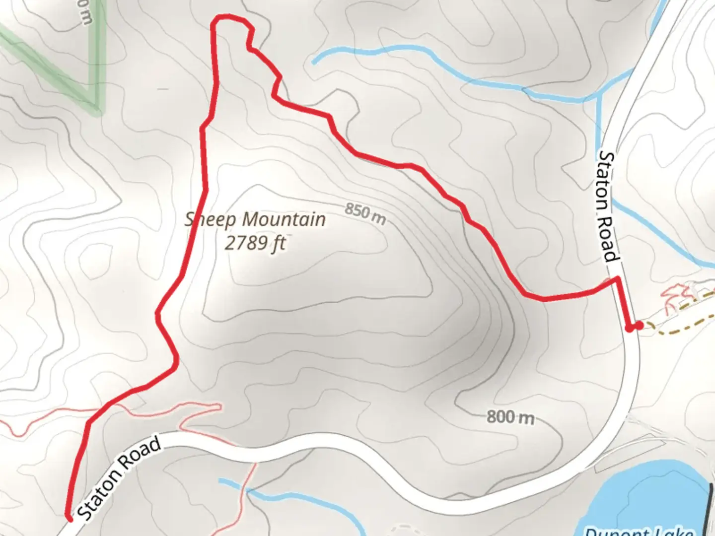 An image depicting the trail Sheep Mountain Trail and its surrounding area.