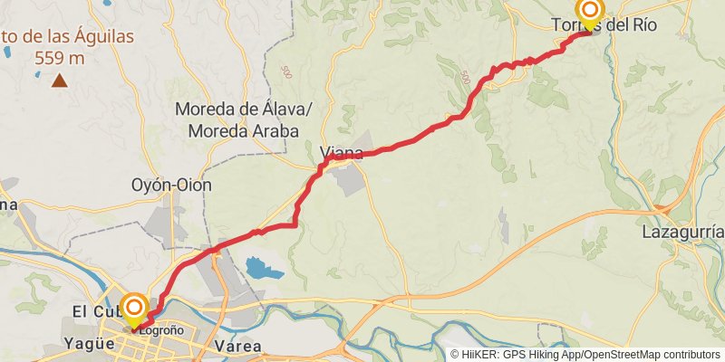 Camino Catalan stage 24 Map