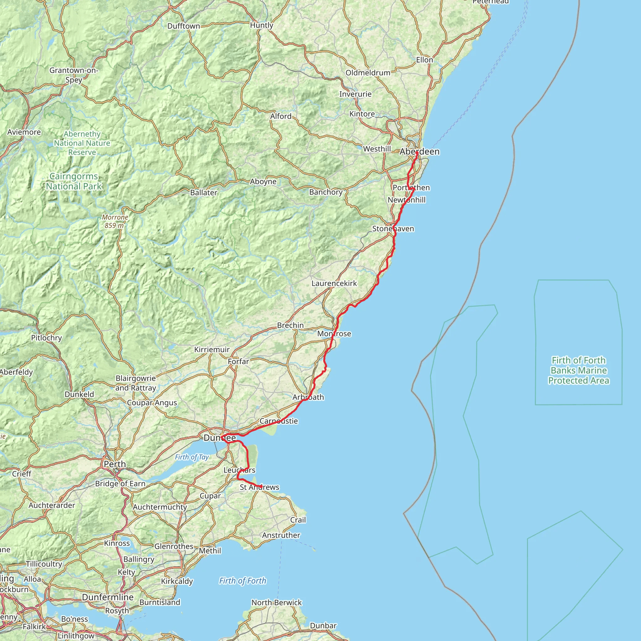 St Duthac's Way mobile static map