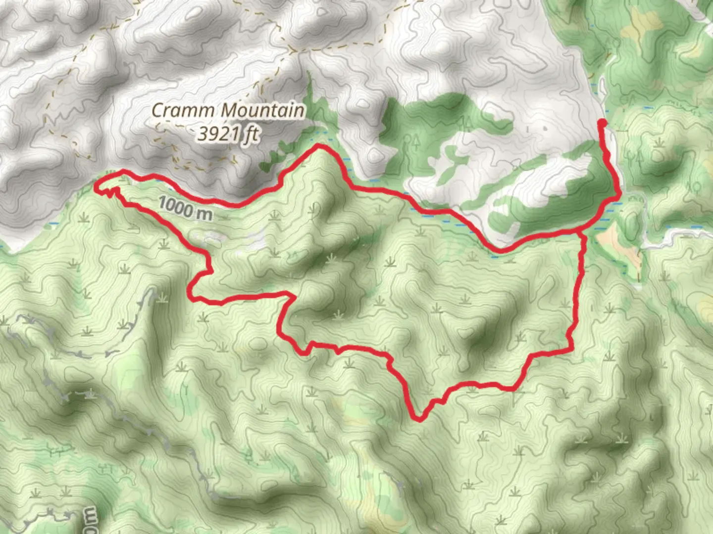 An image depicting the trail Cave Creek Trail and Skunk Creek Trail and its surrounding area.