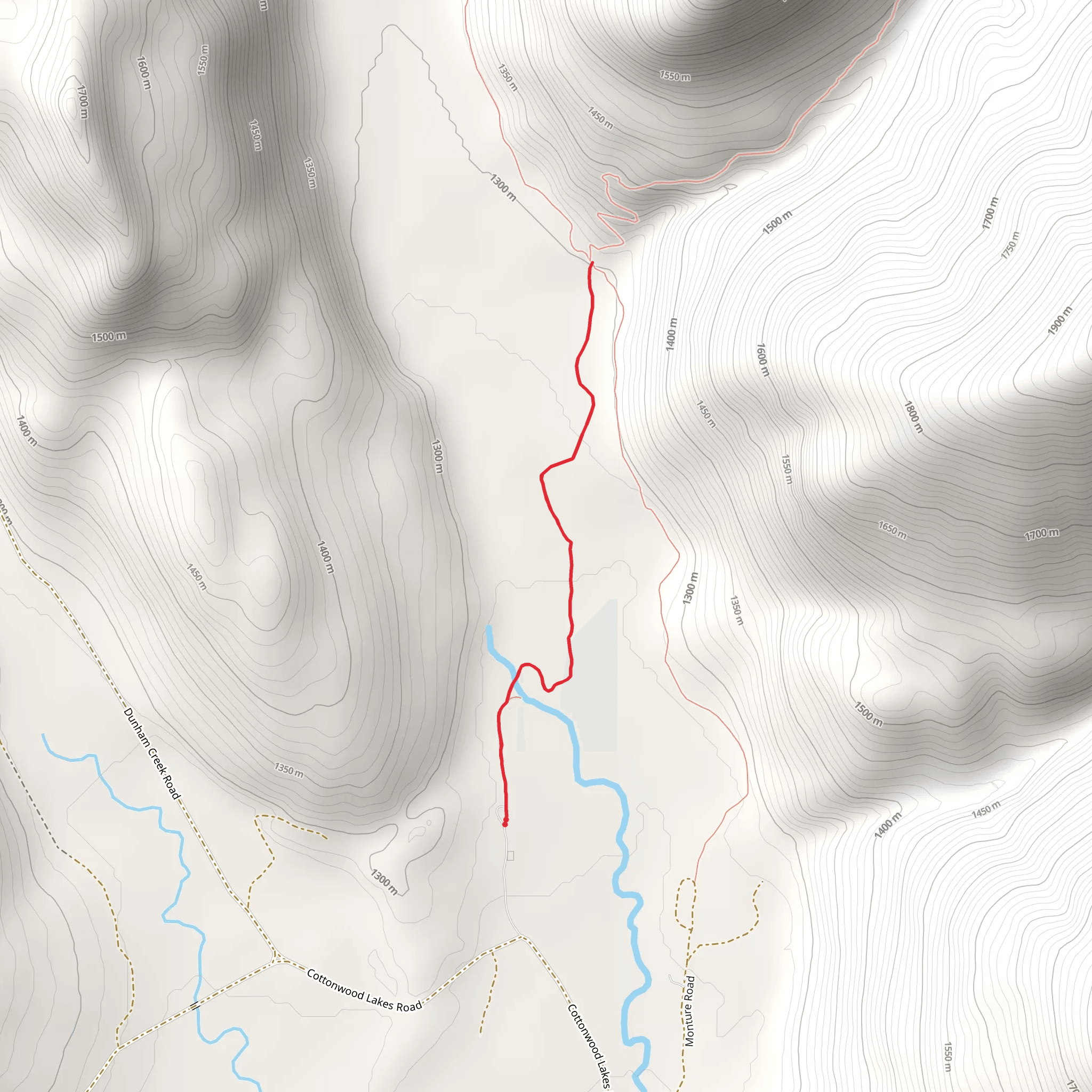 Work Center Trail mobile static map