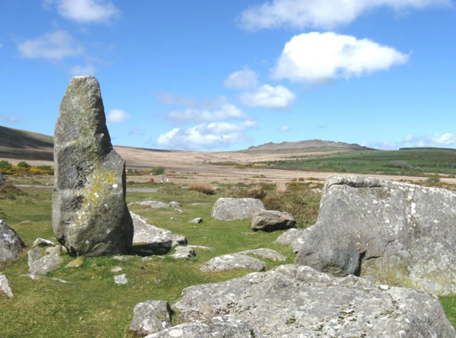 An image depicting the trail Mynydd Preseli and its surrounding area.