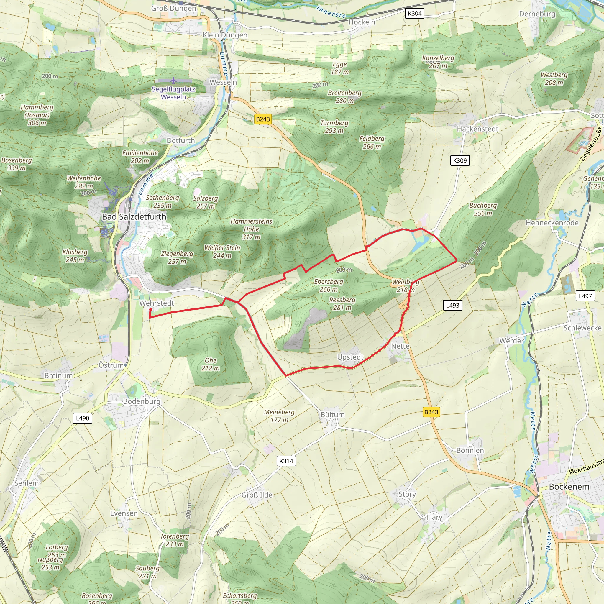 Wehstedt and Soder Loop mobile static map