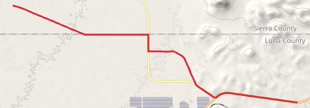 American Perimeter Trail - Southwest Primary stage 64 Map