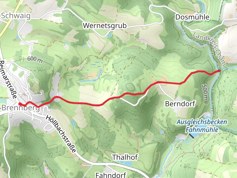 Holzsteg Walk from Brennberg