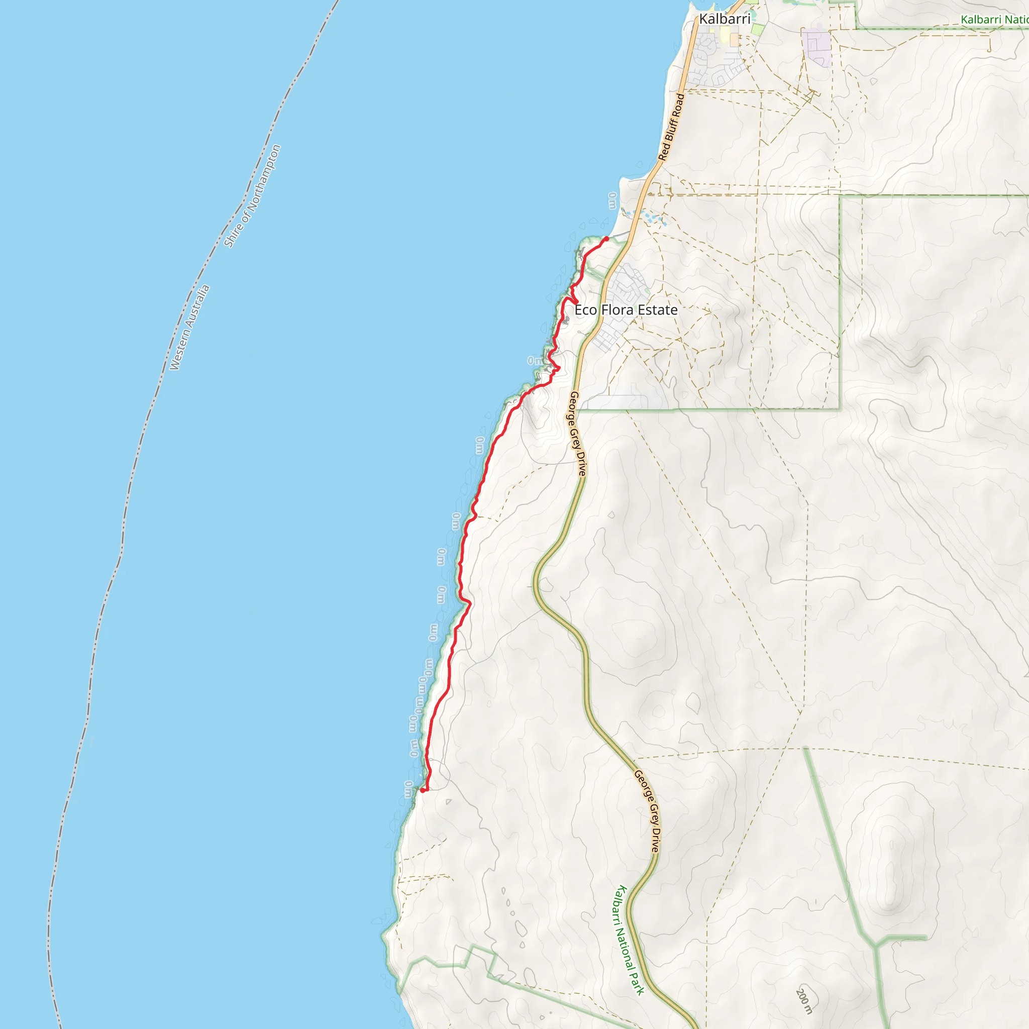 Bigurda Trail mobile static map