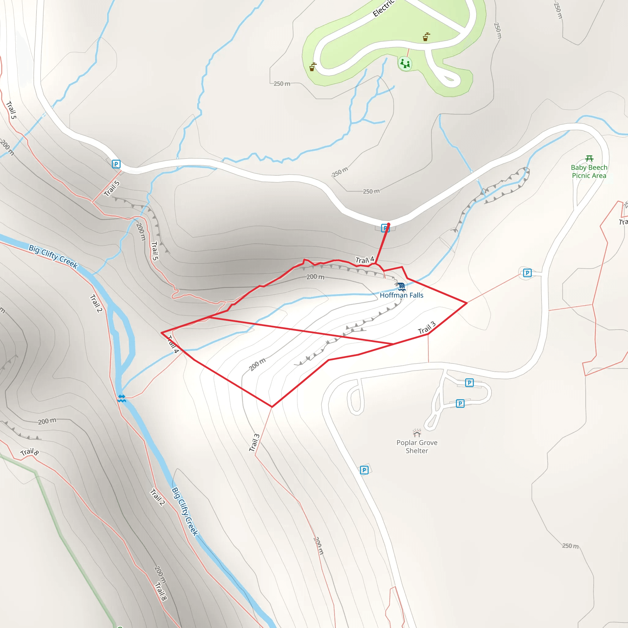 Big Clifty Creek View Loop mobile static map