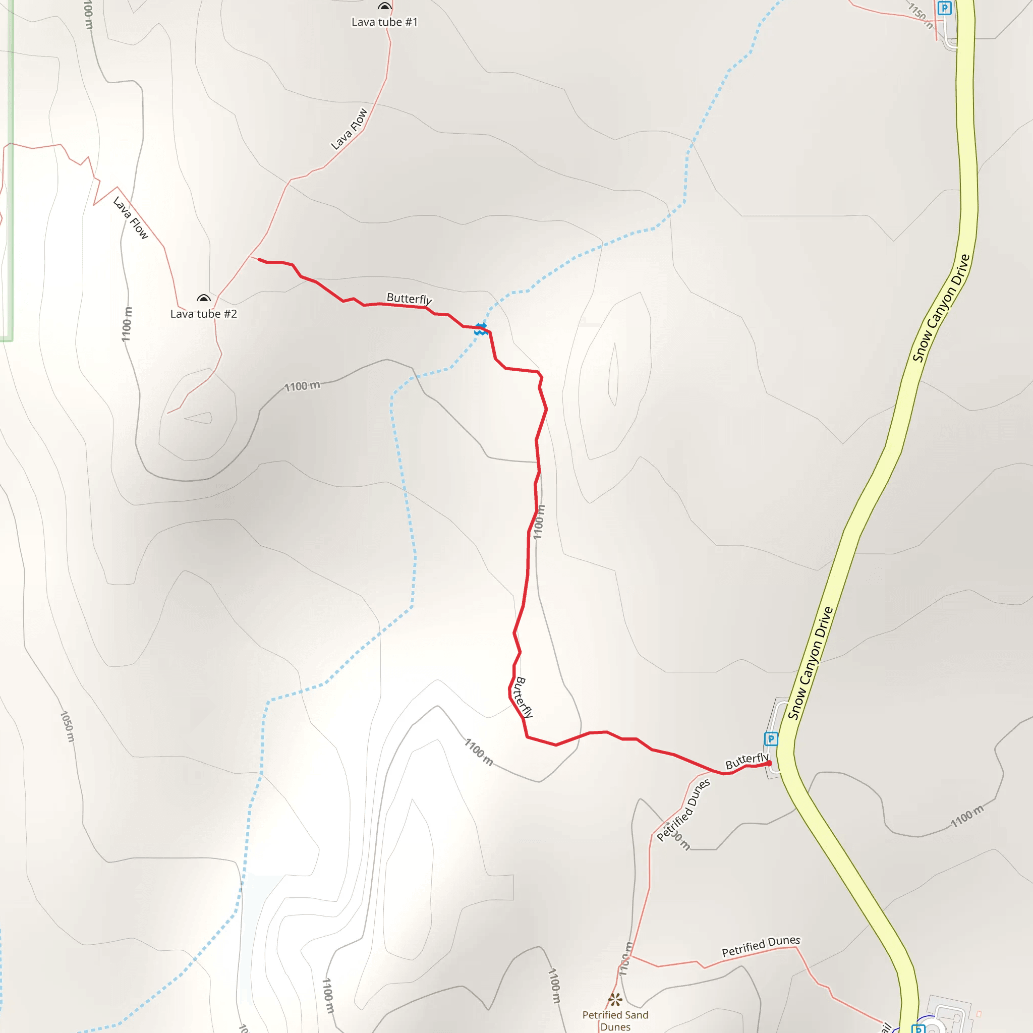 Butterfly Trail mobile static map