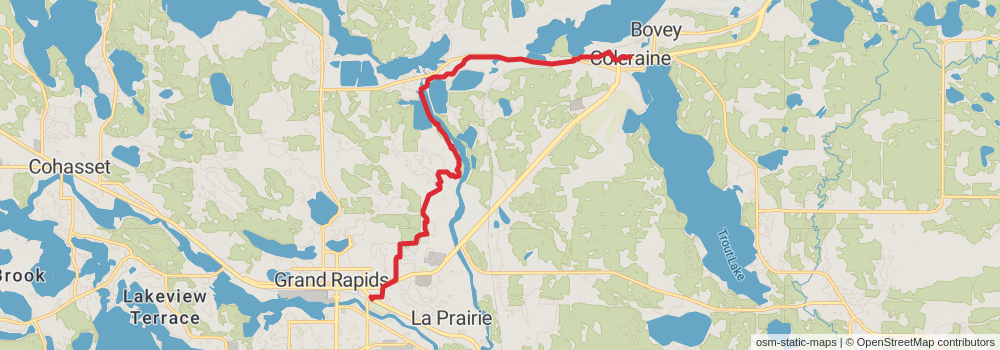 American Perimeter Trail - North Country Primary stage 186 Map