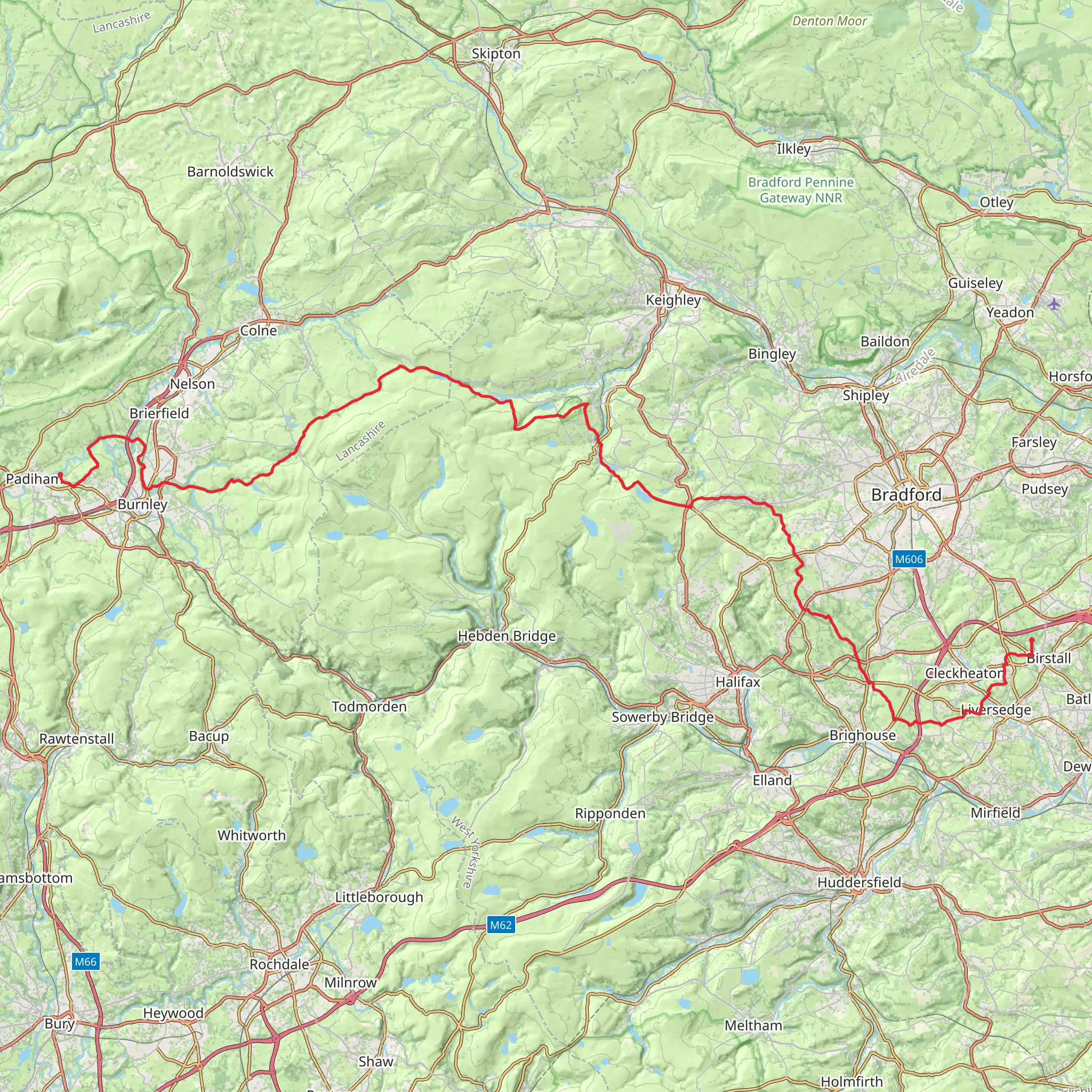 White Rose Walk mobile static map