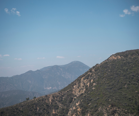An image depicting the trail Echo Mountain via Middle Sam Merrill Trail and its surrounding area.