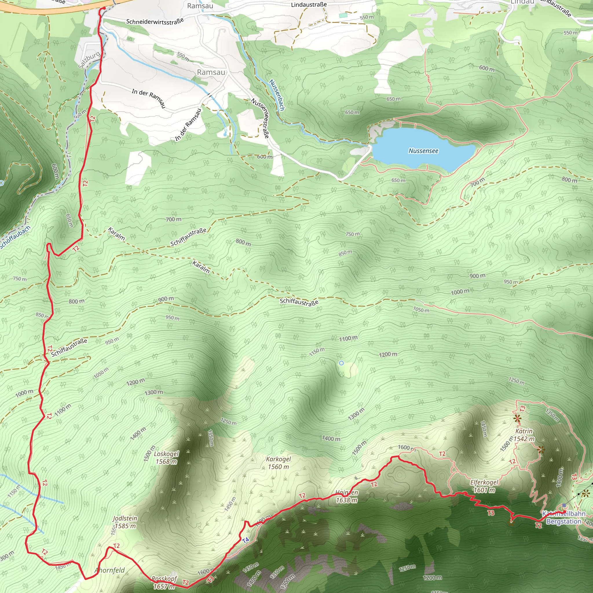 Rosskopf - Hainzen mobile static map