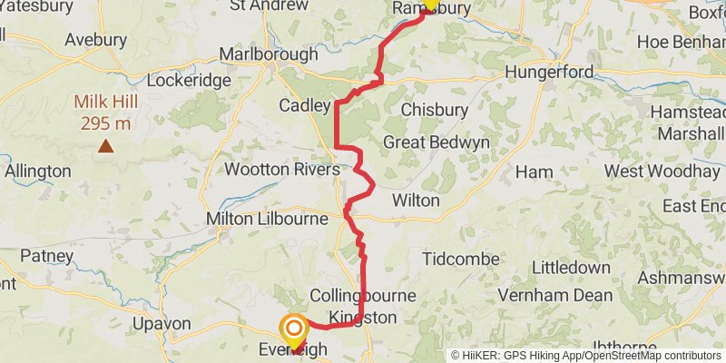 Orange Way stage 17 Map