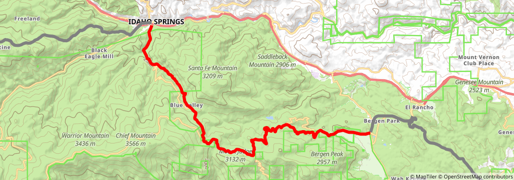 American Discovery Trail South Route stage 239 Map
