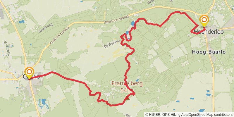 Veluwe Zwerfpad alt 3 Map