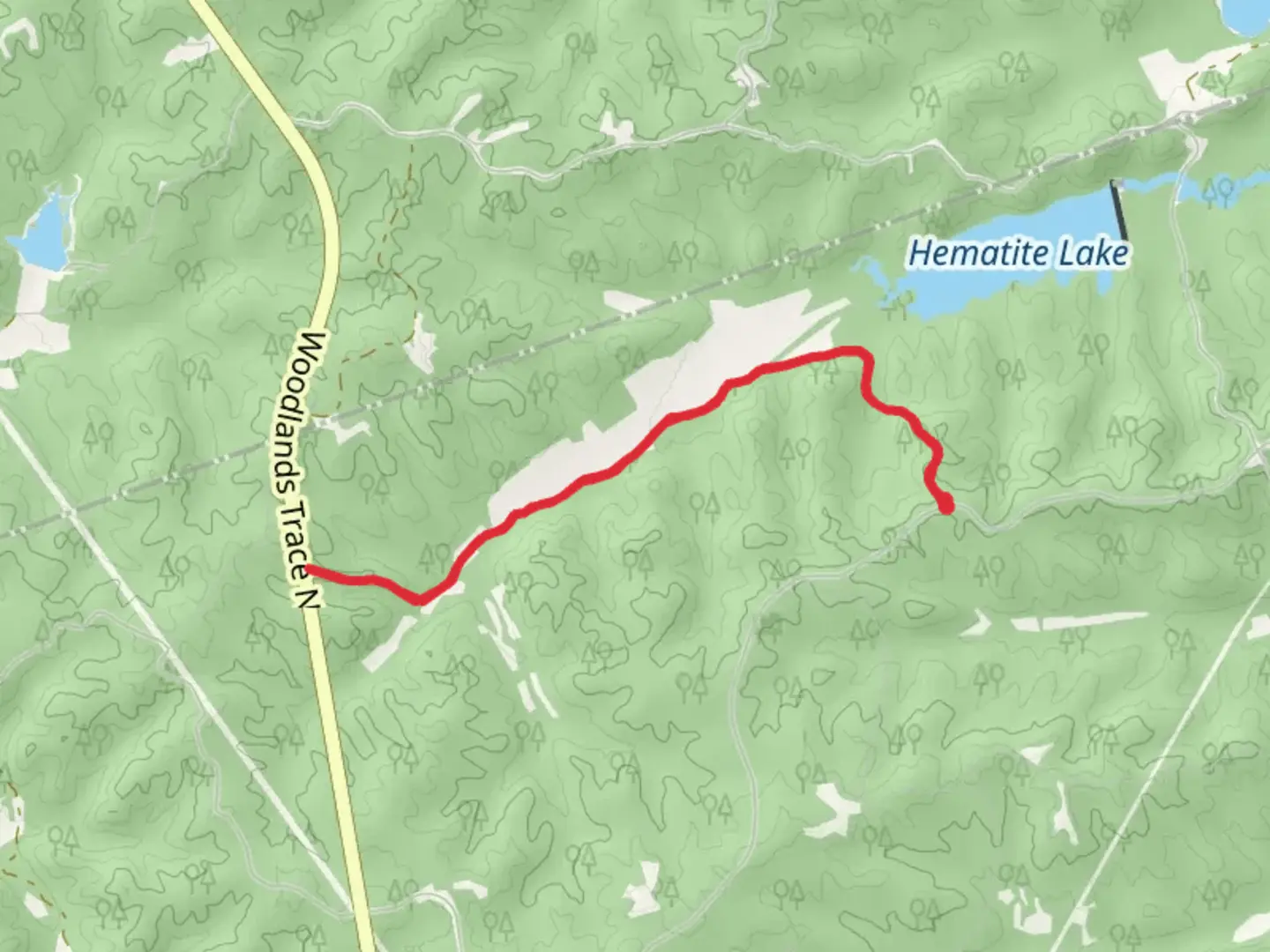 An image depicting the trail Long Creek Walk and its surrounding area.