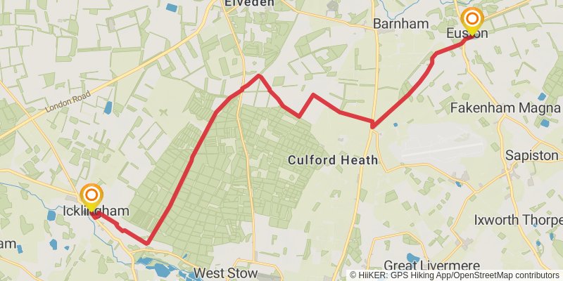 Greater Ridgeway Trail stage 26 Map