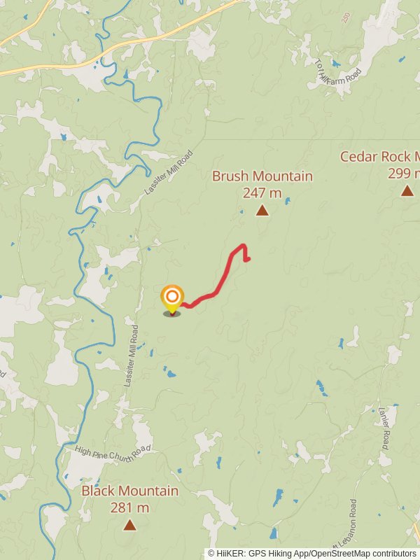 Robbins Branch via Robbins Branch Trail mobile static map