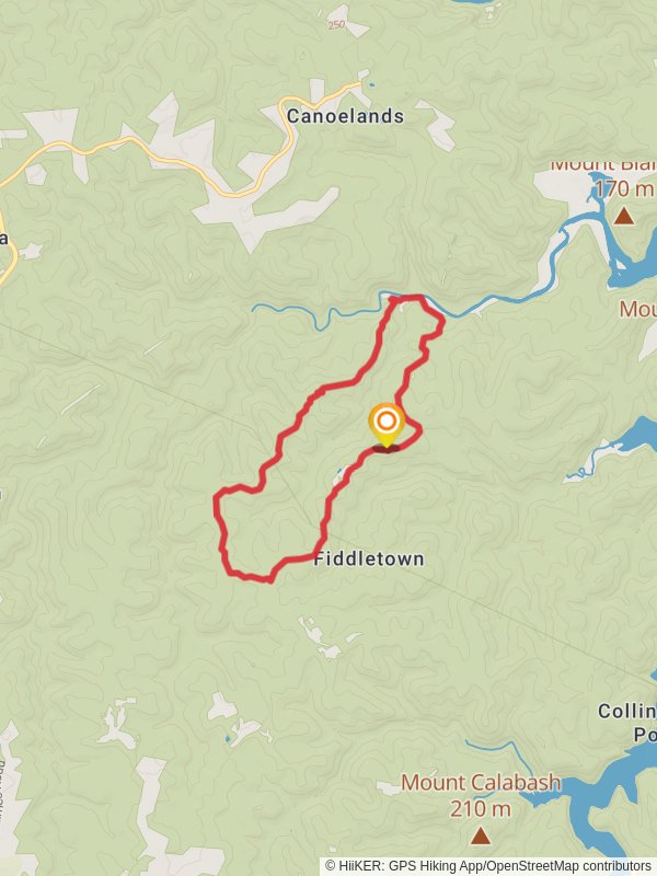 Marramarra Ridge to Smugglers Ridge Track mobile static map