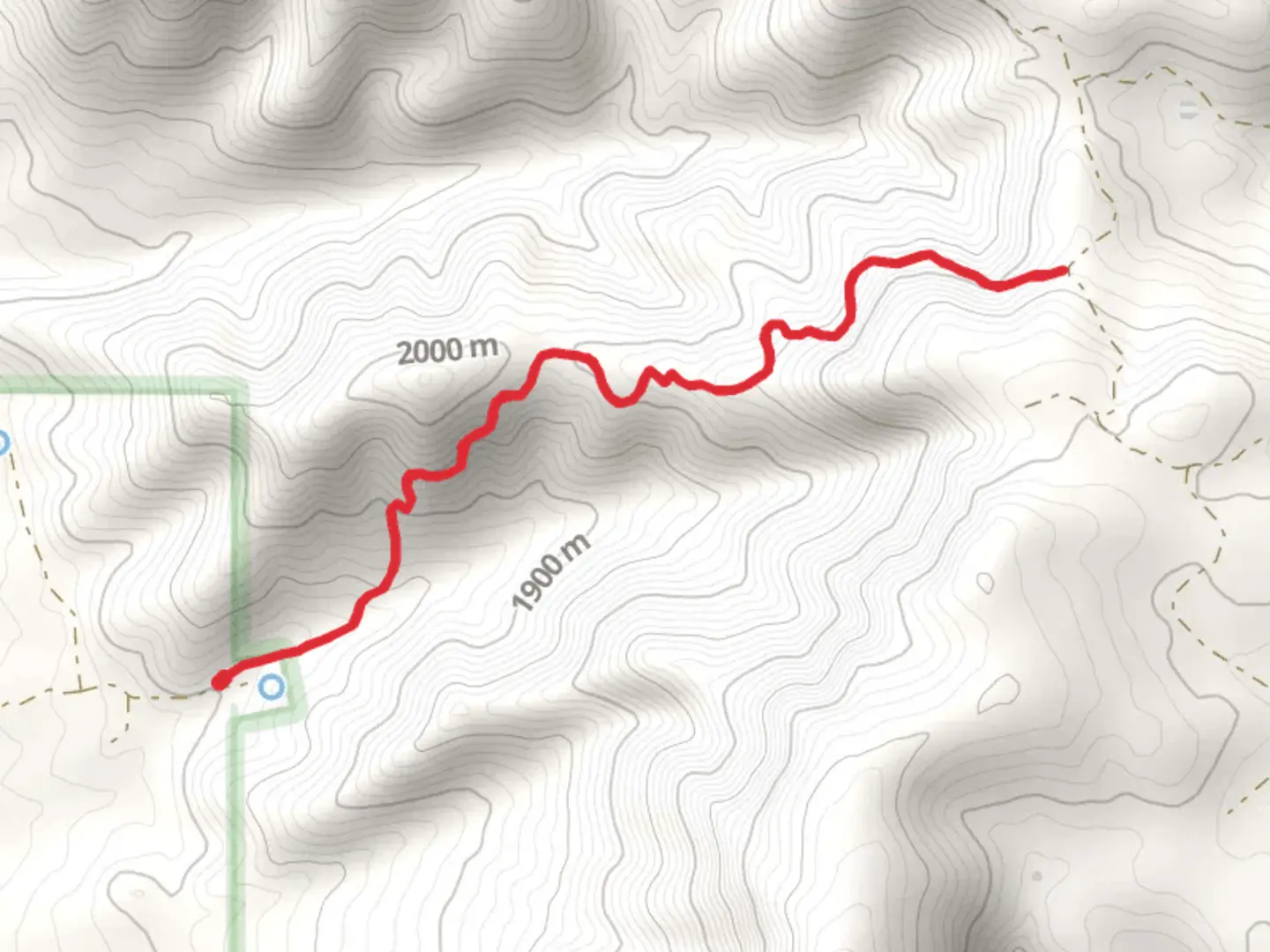 An image depicting the trail Coyote Trail and its surrounding area.