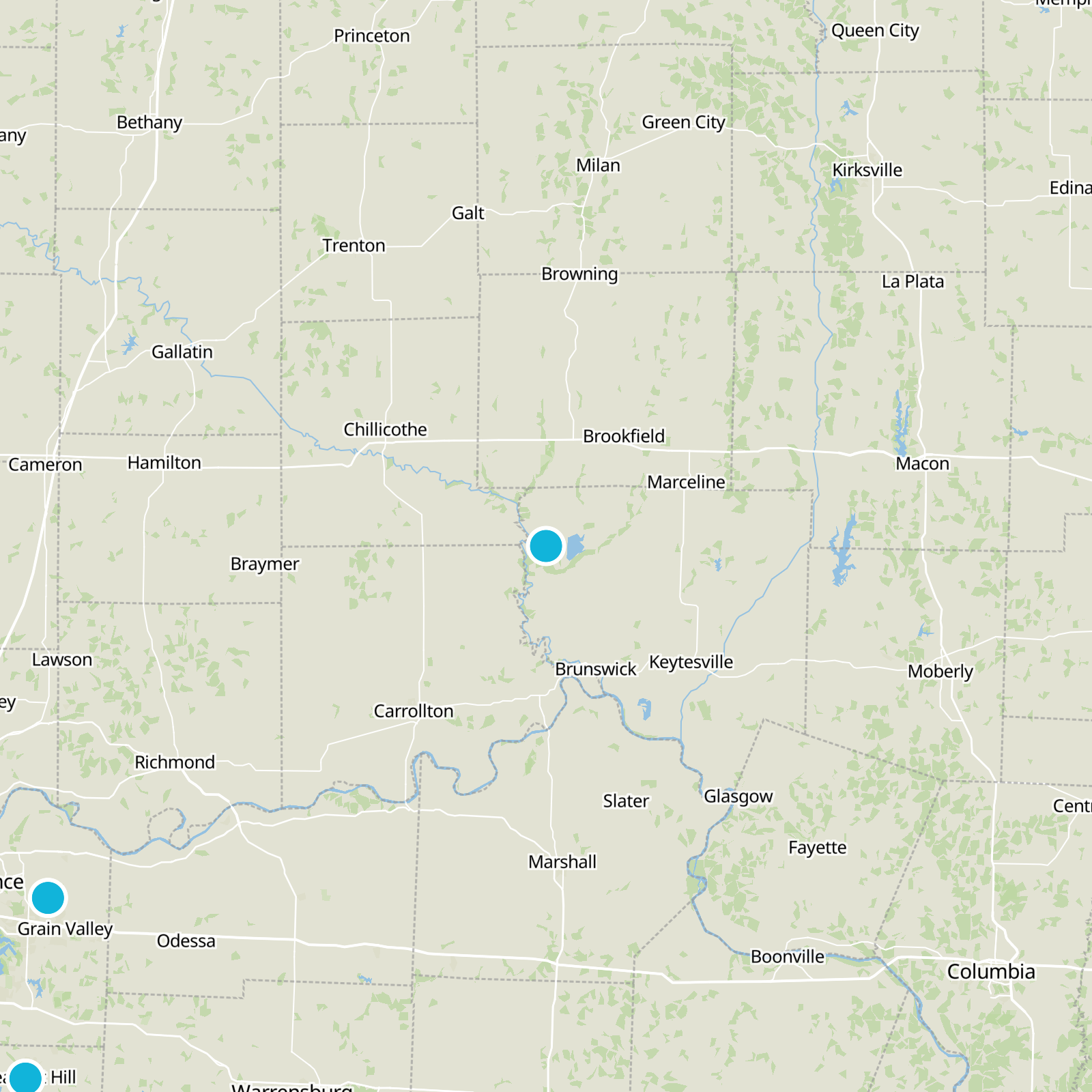Chariton County Static Map