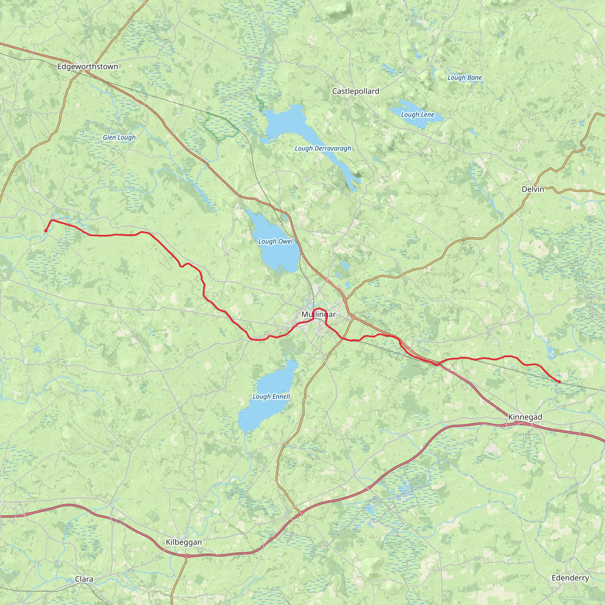 Royal Canal Greenway - Westmeath mobile static map