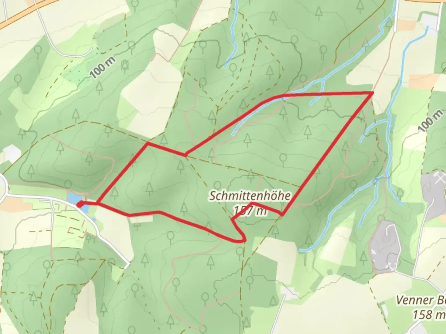 An image depicting the trail Schmittenhöhe Loop and its surrounding area.