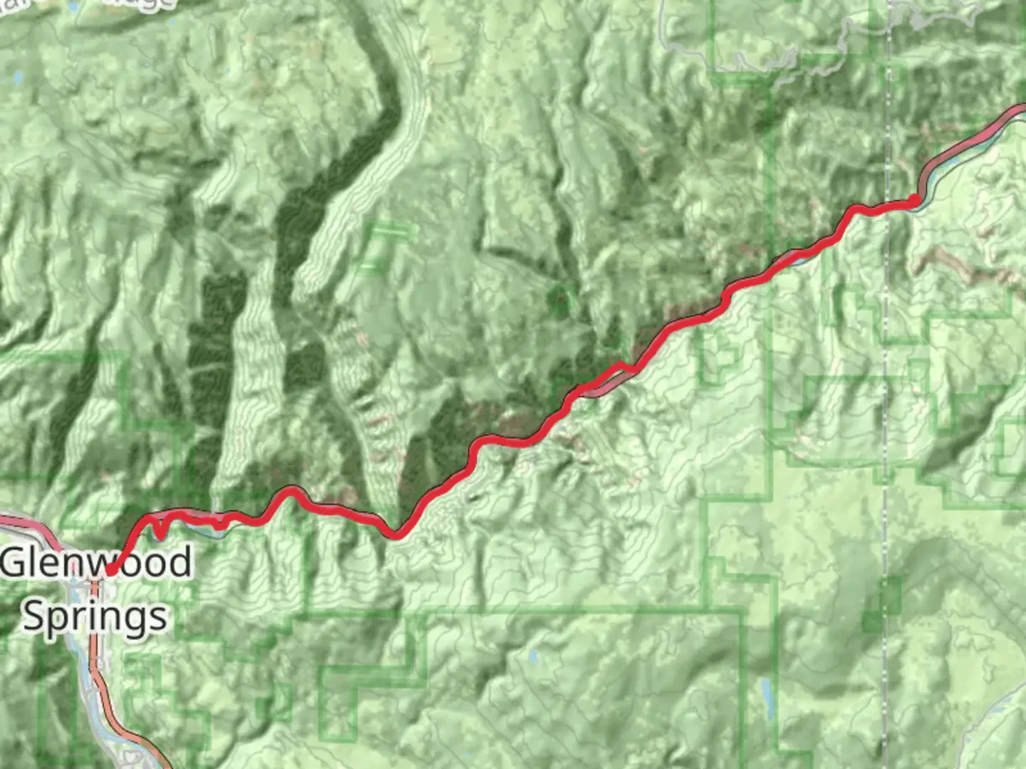 An image depicting the trail Colorado River Walk and its surrounding area.