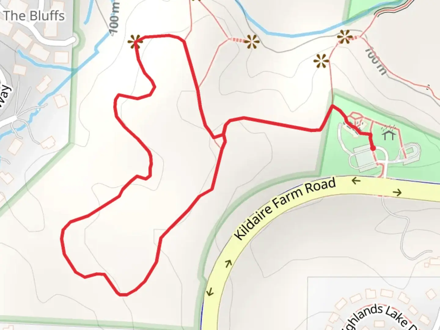 An image depicting the trail Chestnut Oak Short Loop Trail and its surrounding area.