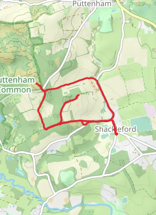 Cyder Inn Walk - Shackleford mobile static map