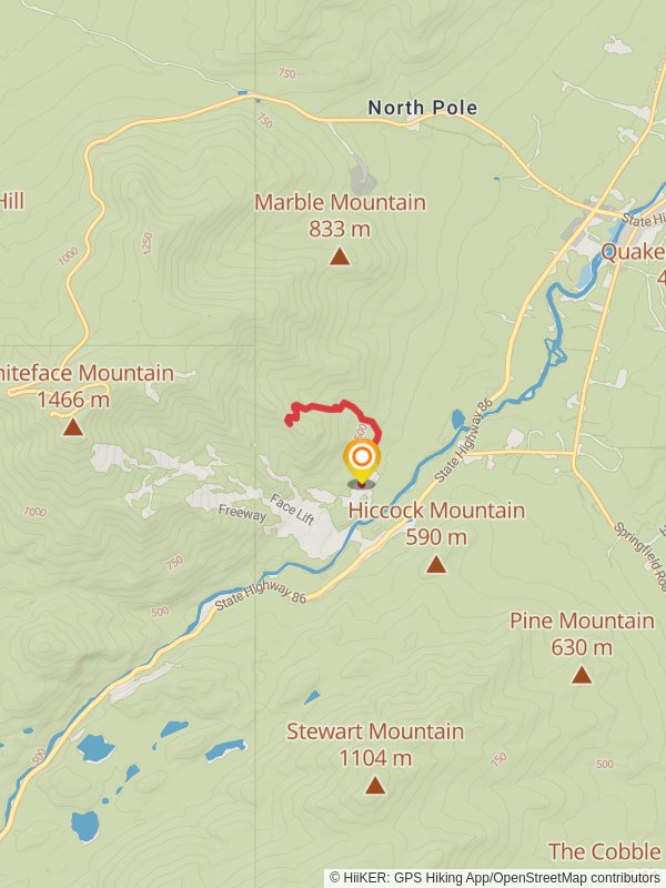 Bear Den Trail mobile static map