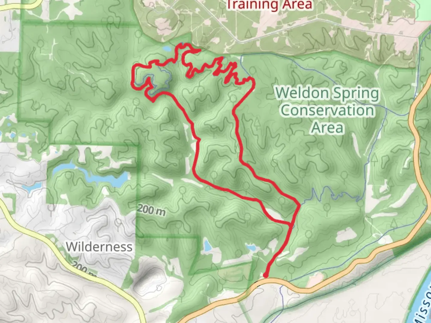 An image depicting the trail Lost Valley Trail and Abandoned Road Loop and its surrounding area.