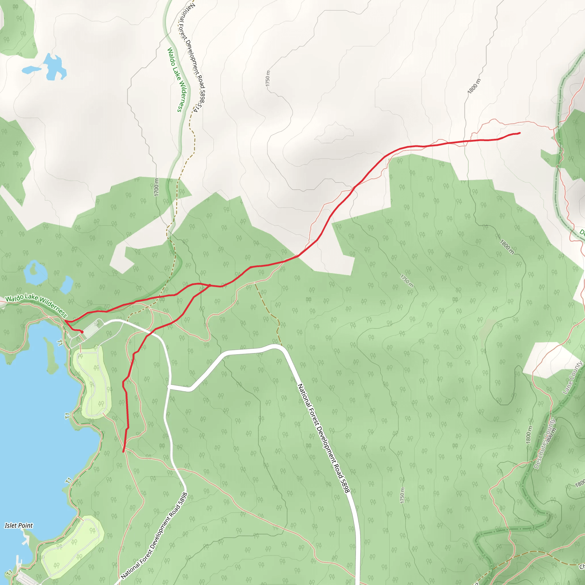 Harralson Trail mobile static map