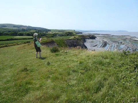 An image depicting the trail Kilve Beach and East Quantoxhead and its surrounding area.
