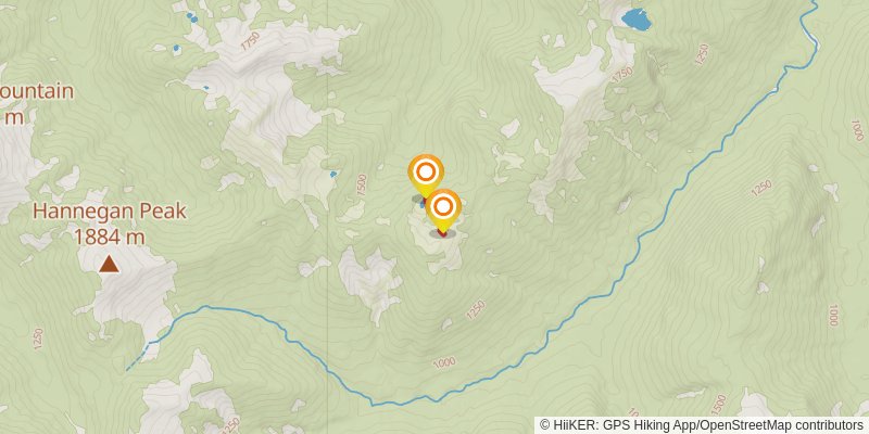 Northern North Cascades Loop spur 3 Map