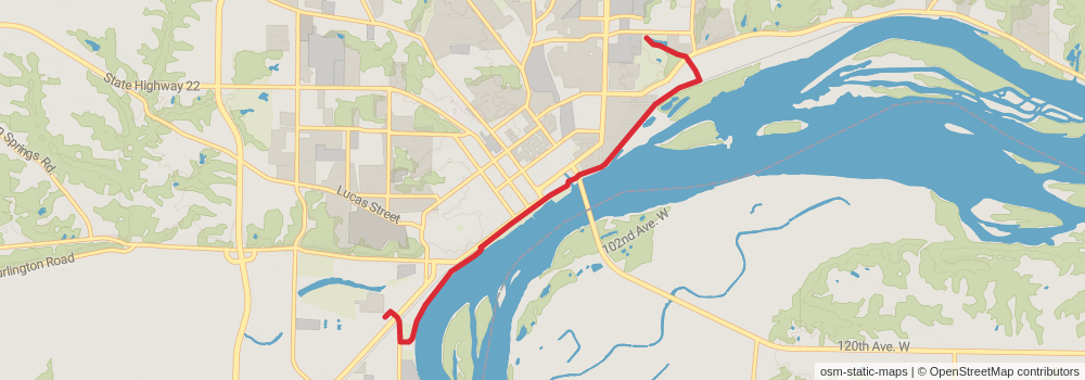American Discovery Trail - Iowa stage 3 Map
