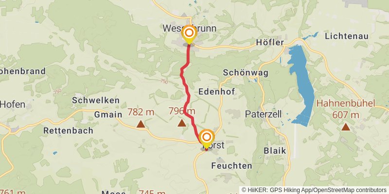 König Ludwig Weg alt 1 Map