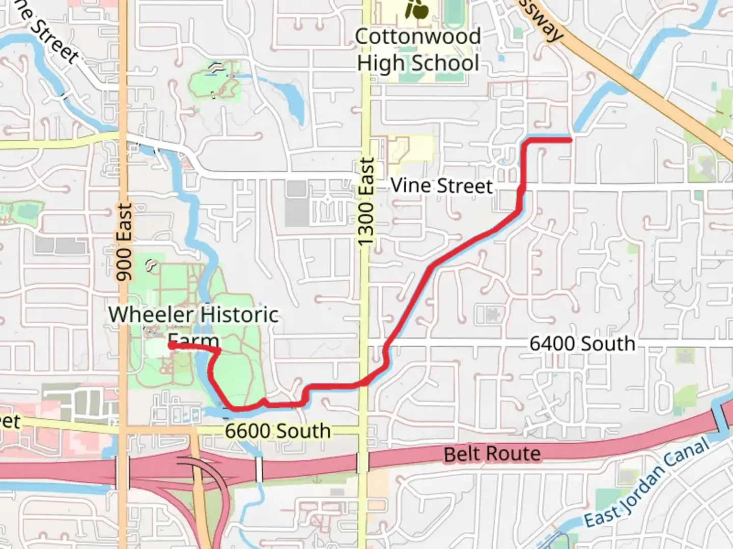 An image depicting the trail Murray Canal Trail and its surrounding area.