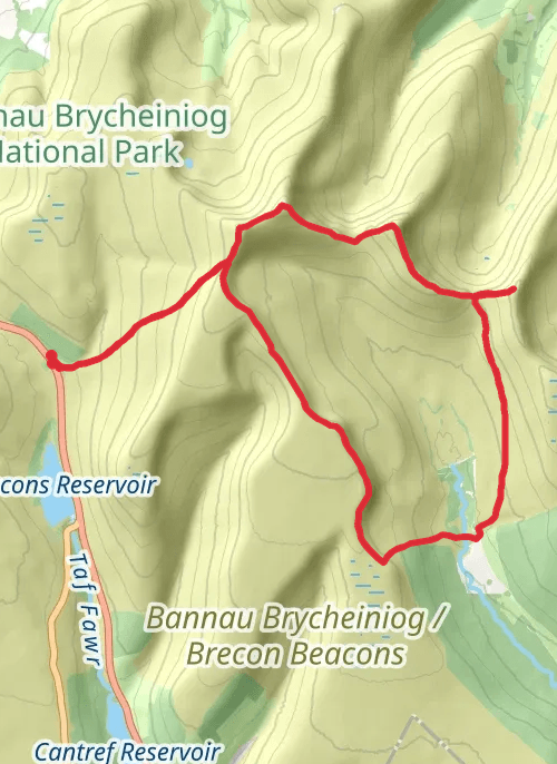 Hike on Hike from Libanus mobile static map
