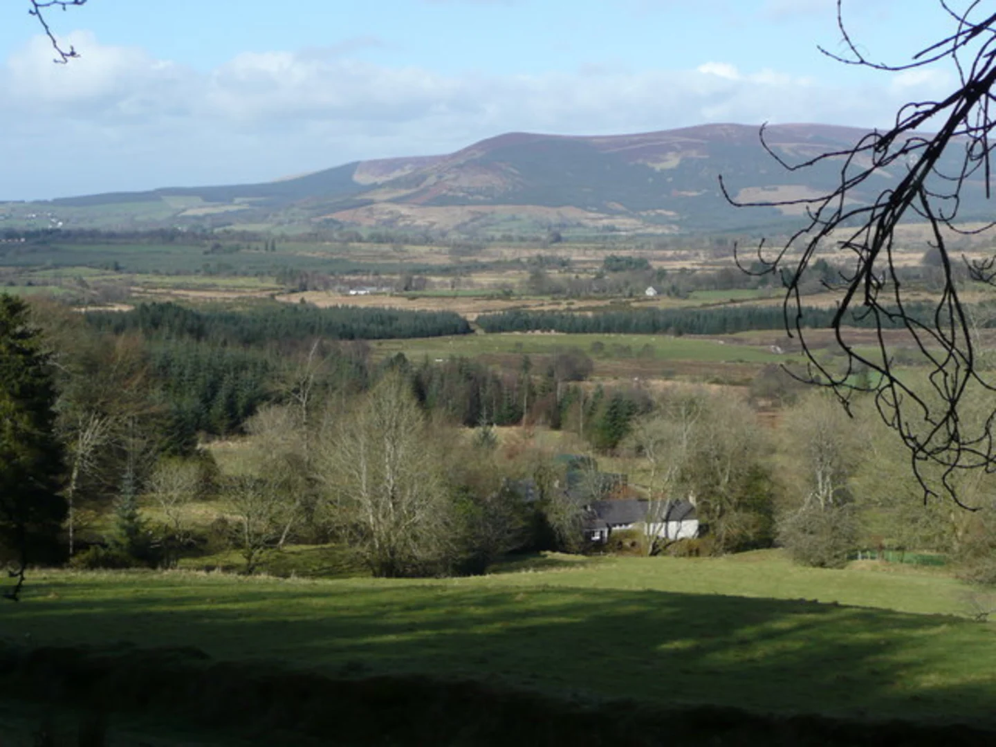 An image depicting the trail Keadeen Mountain Loop and its surrounding area.