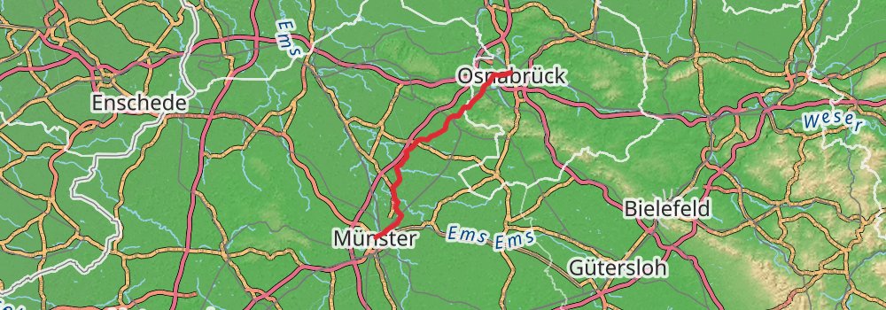 Camino Flensburg-Perl via Bremen stage 4 Map