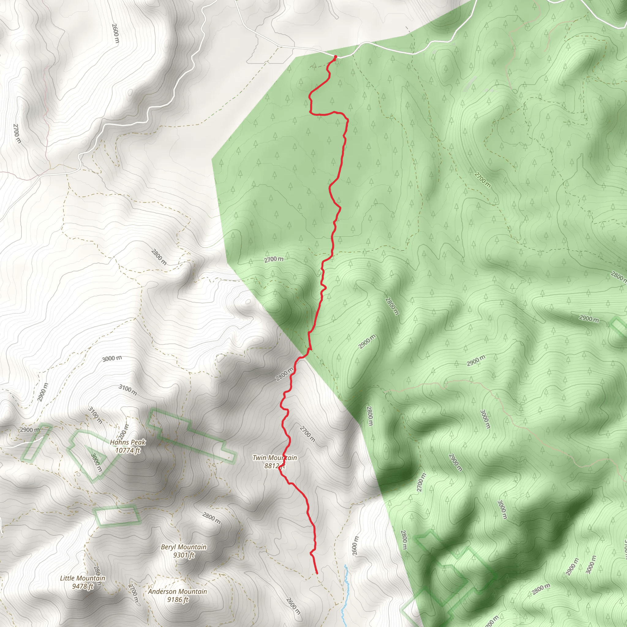 Ellis Trail mobile static map