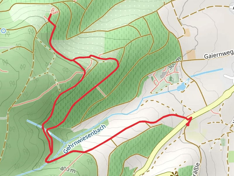Dichterblick Station 13 Wengerterhäuschen Loop via Stetten Tor